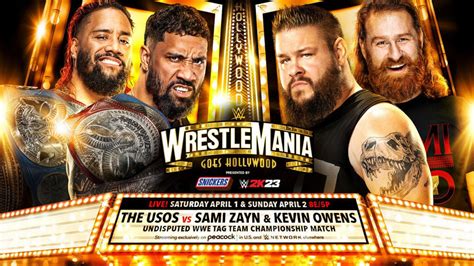 WWE WrestleMania 39 Night 1 results: Sami Zayn and Kevin .